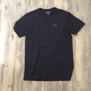 Oakley, black shirt
